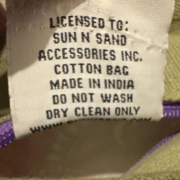 Laurel Burch Shoulder Horse Tote Bag Multicolor Horse Canvas Sequin Art Boho - Picture 7 of 10